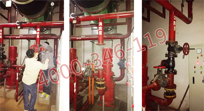 朝陽(yáng)區(qū)十里河高麗燈具博覽中心消防泵閥門(mén)維修